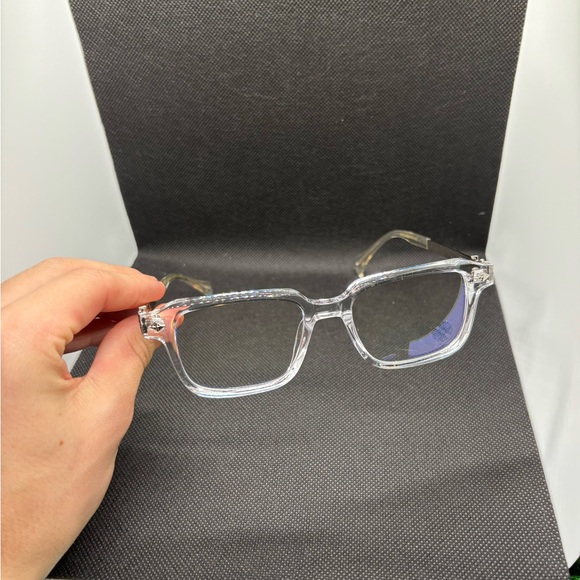Chrome Hearts Transparent Frame Glasses - Picture 5 of 6